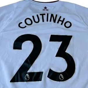 Kappa | Shirts | 2222 Aston Villa Away Jersey 23 Coutinho Xl